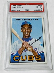 1967 TOPPS ERNIE BANKS PSA 4 SEMBRA MOLTO MEGLIO ANGOLI ACUTI HOF FARE UN'OFFERTA - Foto 1 di 4