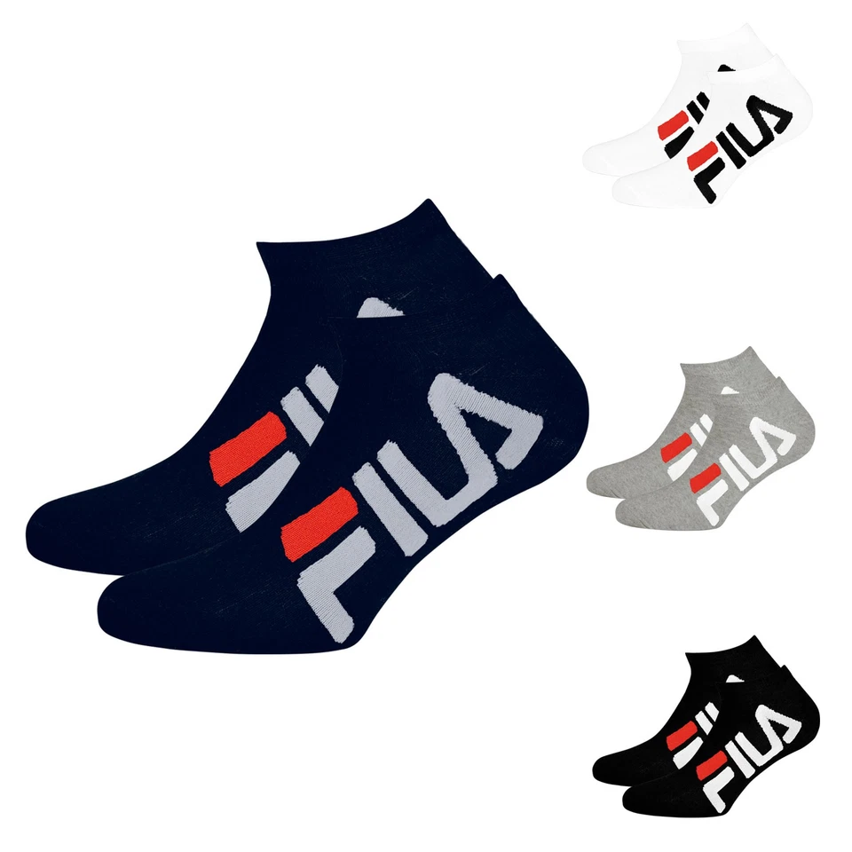 4, 6, 8, 10 Paar FILA Herren Damen Sneaker Socken Sportsocken Kurzsocken