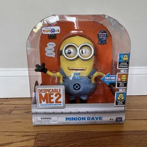 Despicable Me 2 Talking Minion Dave 9" Toys R Us Edición Coleccionista Exclusivo - Imagen 1 de 6