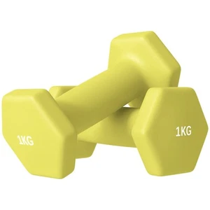 SPORTNOW Hex Dumbbells Weights Pair Yellow, Refurbished - Picture 1 of 11