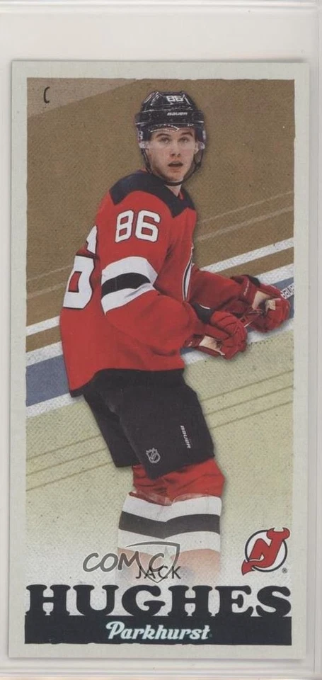 2020-21 Upper Deck Parkhurst Tallboys Tier 1 Jack Hughes #TB-5 - Image 1 of 2