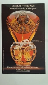 1981 Dimple Pinch Scotch Whisky Print Ad Photo Original Haig & Haig 12 Year Old - Picture 1 of 5