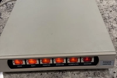 Power Tap Power Center E89769 Model SS-N-1 Outlet Surge Protector 125vAC15A 60Hz - Image 1 of 4