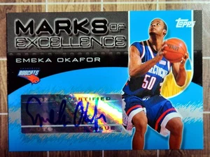 2004-05 Topps Marks of Excellence Emeka Okafor #ME-EO Rookie - Picture 1 of 23