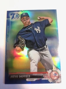 2017 Bowman Chrome Mini 70th Ann Justus Sheffield Yankees BCP132 /70 - Picture 1 of 1