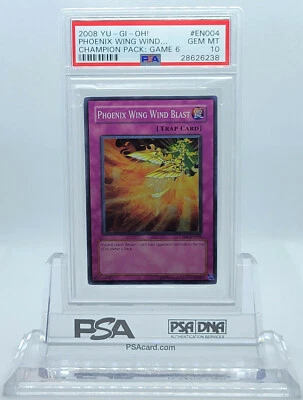 YUGIOH CP06-EN004 PHOENIX WING WIND BLAST SUPER PSA 10 GEM MINT #28626238 POP 6 - Image 1 of 4
