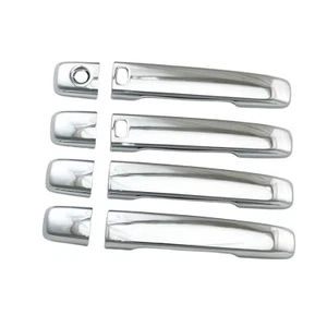 Gloss Chrome 2 Smart keyhole Car Door Handle Covers For Infiniti G37 2009 - 2013 - Bild 1 von 5