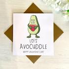 Let's Avocuddle Valentines Day Card, Funny Valentines Card, Pun Valentine's Card