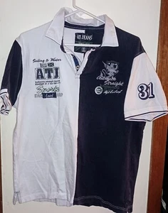 Vintage Atj Jeans Exquisite Yacht Sailing Polo Designer Style Mens Xl - Picture 1 of 2