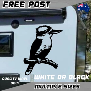 Kookaburra Sticker Decal Caravan Car Australian Bird Wildlife Parrot Cocky Vinyl - Picture 1 of 4