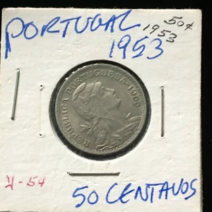 Portugal 1953 50 Centavos ***A322*** - Picture 1 of 3