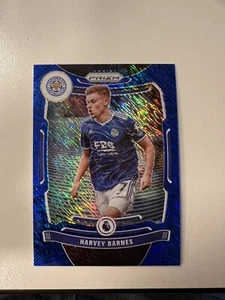 HARVEY BARNES 2021-22 Panini Premier League Prizm Fútbol FOTL Azul Brillo 7/8 - Imagen 1 de 4