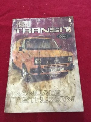 FORD TRANSIT MANUALE LIBRETTO USO MANUTENZIONE ISTRUZIONI ORIGINALE ITALIANO '78 - Immagine 1 di 4