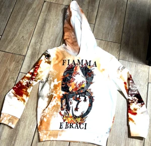 Graphic Hoodie, Dragon, Designed FIAMMA EBRACI KIDS SZ 10 y9 - Picture 1 of 5