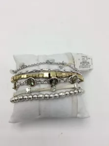 $59 Lucky Brand Abalone multi chain Bracelet" 534A - Picture 1 of 6