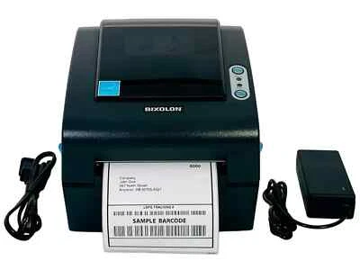 TESTED Bixolon SLP-D420EG Direct Thermal Barcode Label Printer LAN USB Serial - Image 1 of 4