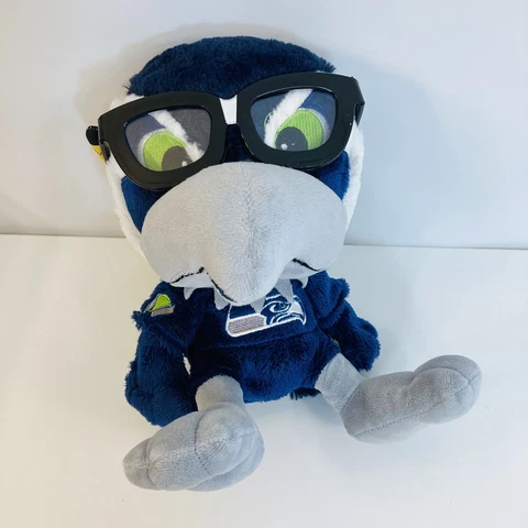 Seattle Seahawks Blitz Plush Study Buddy 8 1/2" tall sitting Cover