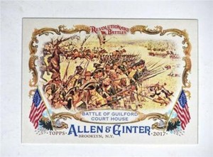 2017 Allen and Ginter Revolutionary Battle #RB9 Battle of Guilford Court House