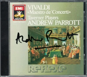 Andrew PARROTT Signed VIVALDI Maestro de' Concerti La Pastorella Notte Dresda CD - Picture 1 of 1
