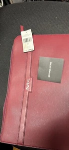Michael Kors - L zip Laptop Case Sleeve DARK CHERRY - Picture 1 of 6
