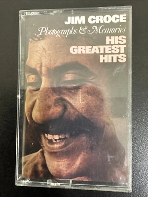 1985 JIM CROCE Photographs & Memories: His Greatest Hits Cassette VG+ 14 Tracks Foto 1 de 4
