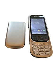 Nokia 6303 czarno-srebrny odblokowany 2,2" prosty niezawodny telefon komórkowy - Zdjęcie 1 z 1