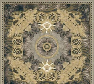 Versace Home design wallpaper brown gold silver leaves tiles 38703-5 (8,64£/1qm) - Picture 1 of 3