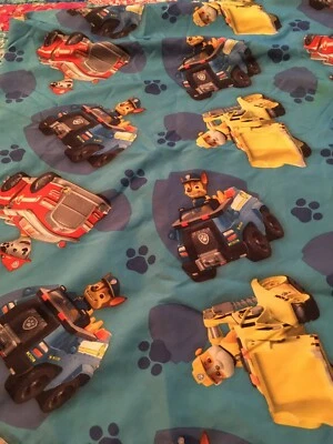 Sábana plana para cuna/niño pequeño Paw Patrol Nickelodeon Chase Marshall Rubble 2019 Foto 1 de 4