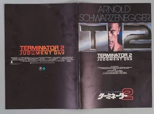 TERMINATOR 2 Japanese Movie Program Arnold Schwarzenegger James Cameron - Picture 1 of 12