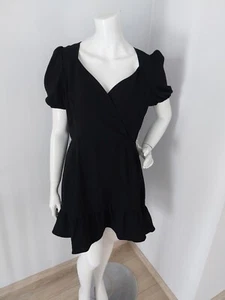 New La Redoute Black Vintage Romantic casual summer holiday work mini dress XL - Picture 1 of 7