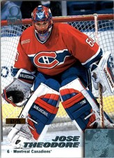 1999-00 Pacific Omega Ice Blue #123 Jose Theodore 67/75 CANADIENS - NM-MT