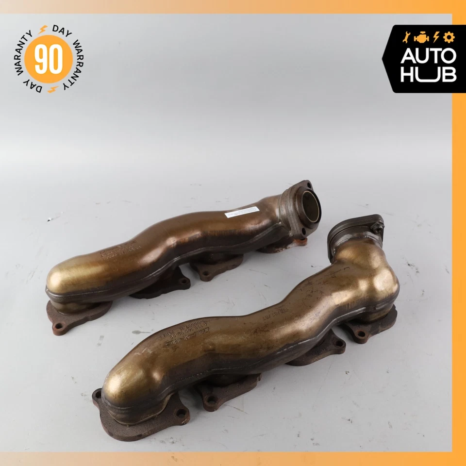 07-11 Mercedes W164 ML63 R63 AMG colector de escape lado izquierdo y derecho juego de 2 OEM Foto 1 de 4
