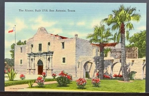 The Alamo - San Antonio Texas Linen PC3467 - Picture 1 of 2