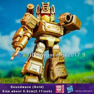 Blokees Transformers G1 Action Figure Model Kit Blind Box Soundwave Gold Or Set - Image 1 of 4