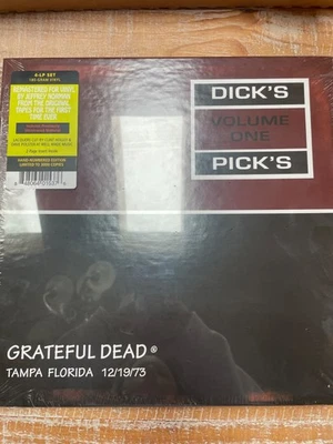 Grateful Dead Dicks Picks Vol 1 4xLP vinyl Box Set Tampa Florida 1973 Sealed LP - Image 1 of 2
