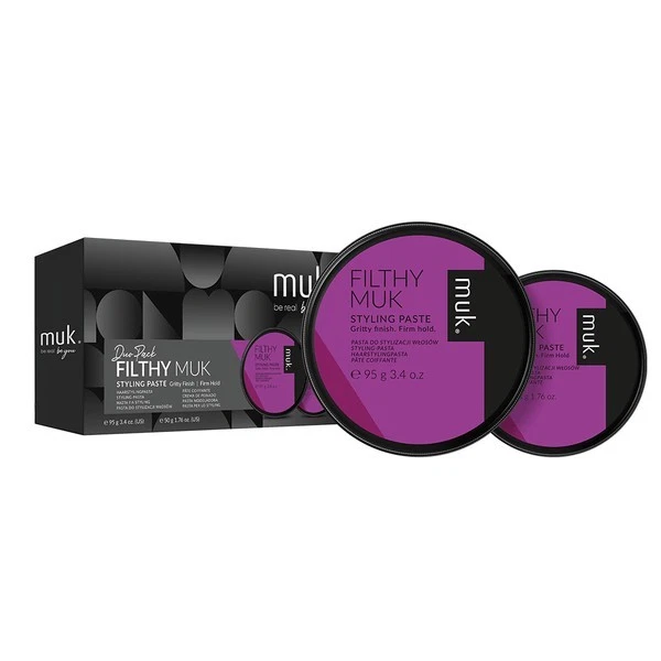 Filthy MUK Styling Paste Duo Gift Pack. Professional Hair Styling. - Image 1 of 1
