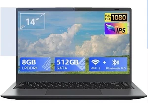 14 Inch, 8GB RAM, 512GB STORAGE, N4020 Quad-core Processor, Full Size Keyboard - Picture 1 of 5