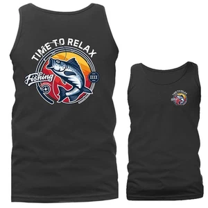 Catch of the Day – Relax & Fish Outdoor Sport Tank Top - Picture 1 of 11