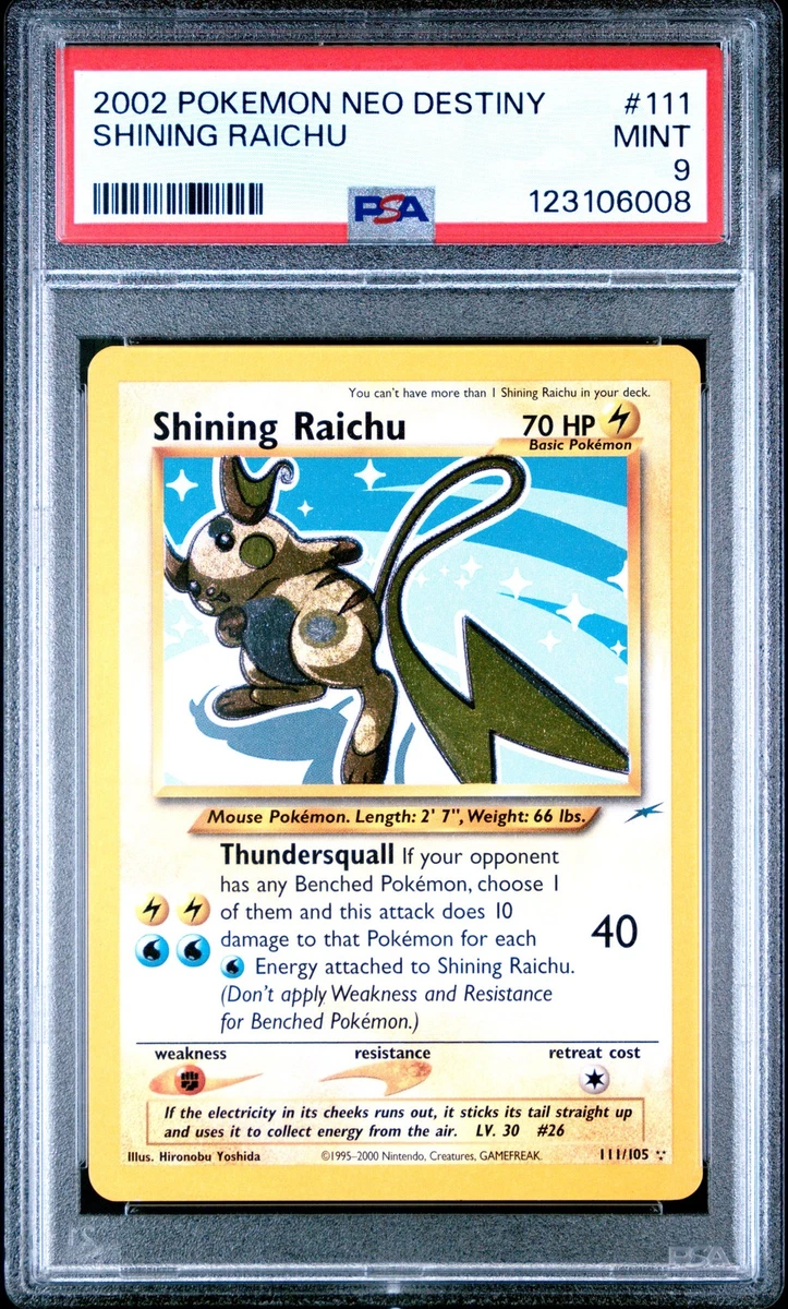 Shining Raichu for sale | eBay
