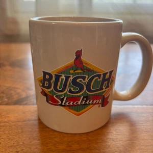 Busch Stadium 1997 Coffee Mug Cardinal with Bat - Picture 1 of 6