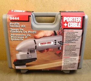 NEW! PORTER CABLE USA SET NO.9444 PROFILE SANDER KIT CASE & ACCESSORIES - Picture 1 of 9