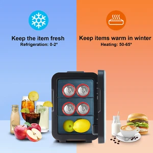 Car&Home Portable Fridge Dual-use Cool&Warm 10L ABS Aluminum Energy Efficient - Picture 1 of 9