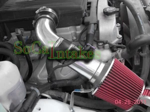 Black Red 2PC Cold Air Intake Kit & Filter For 07-10 GMC Canyon 2.9L L4 3.7L L5 - Bild 1 von 1