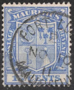 Sn:#145 Sg189 Yt:#137 1910 15 Centesimi Emissioni MAURIZIO del 1910 - Stemma - Foto 1 di 2