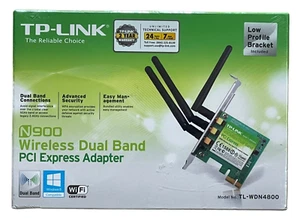 TP-LINK TL-WDN4800 N900 Wireless Dual Band PCI Express Adapter NEW SEALED 2013 - Picture 1 of 15
