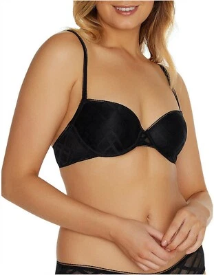 NUEVO SUJETADOR CON AROS BENDON ROSE RADIANCE NEGRO 12C / 34C PRECIO DE VENTA SUGERIDO POR EL FABRICANTE 49,95 $ Foto 1 de 2