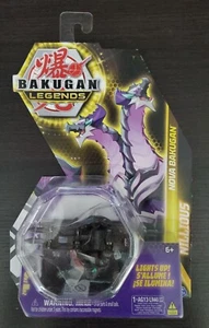 Nova Nillious Black Light Up Bakugan Legends Actionfigur NEU versiegelt auf Karte - Bild 1 von 4