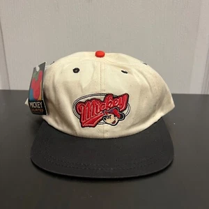 Vitnage Mickey Unlimited Mickey Mouse Adult SnapBack Adjustable Cream Hat Cap - Picture 1 of 7