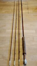 Hardy - Noris Shakespeare - 2 Antique handmade split cane fly fishing rods  - net - reel - case - split cane, iron, dust, - Catawiki