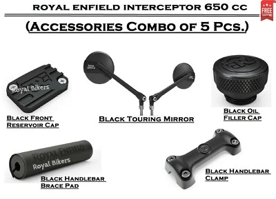 Acessórios genuínos combo de 5 peças para Royal Enfield Interceptor 650 - 1990454 - Imagem 1 de 4